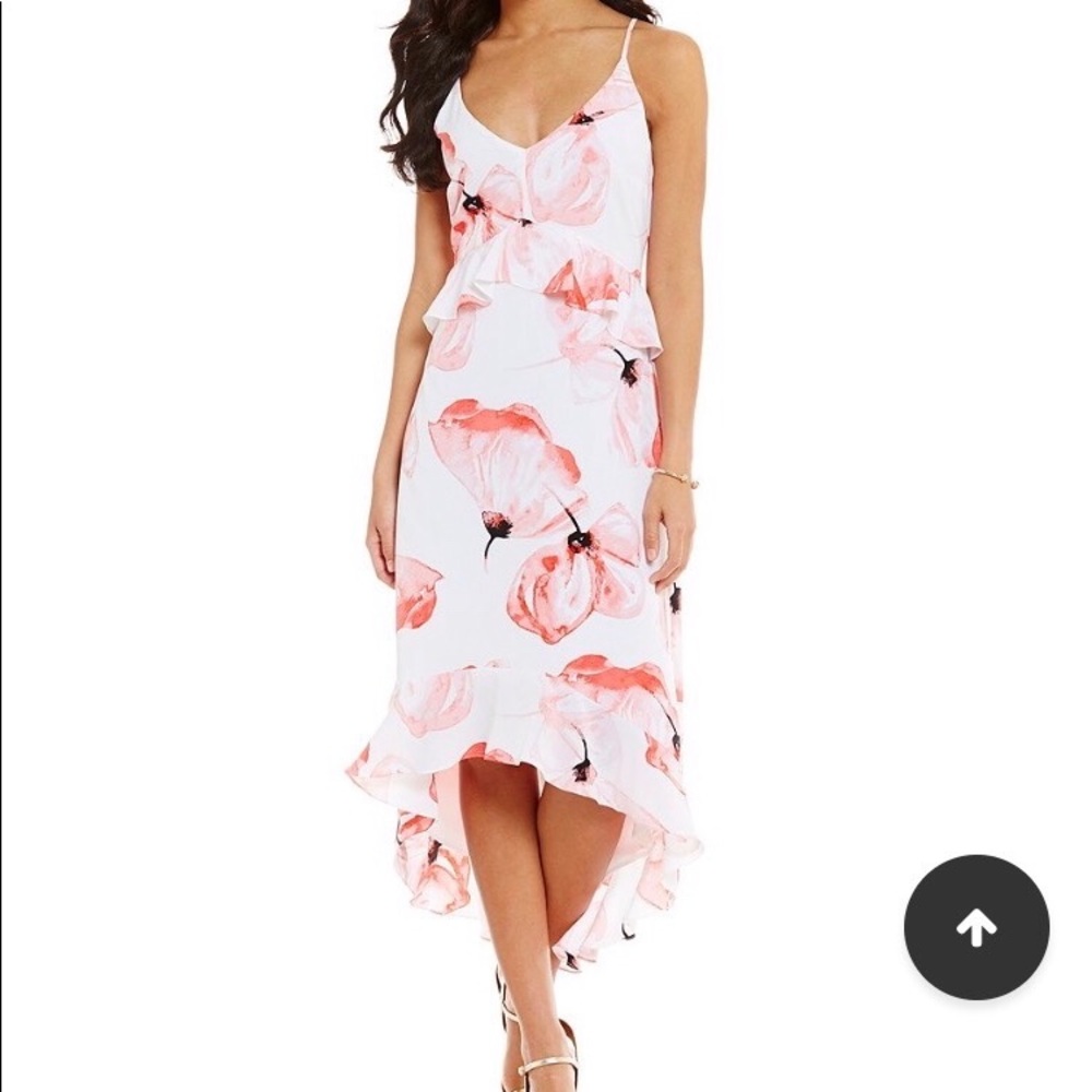 NWT H by Halston ruffle peplum dress